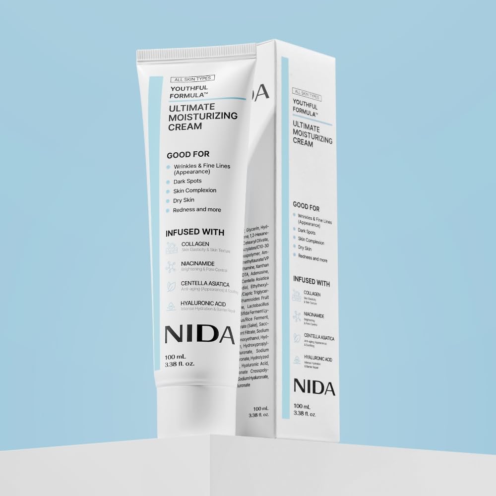 NIDA Colageno fomenta elasticidad y soporte de la piel.