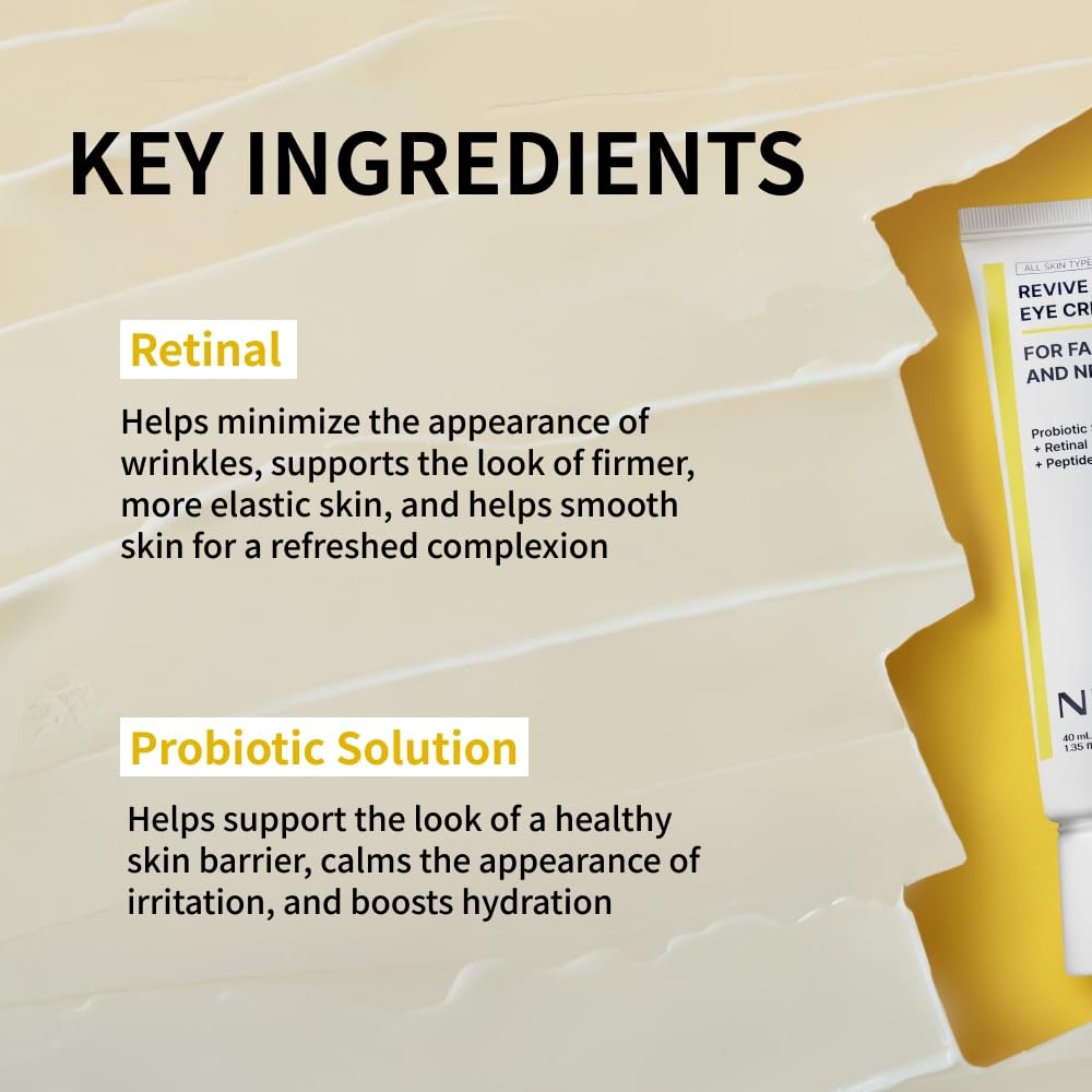 NIDA Revive Eye Cream jar packaging ready for daily skincare routine