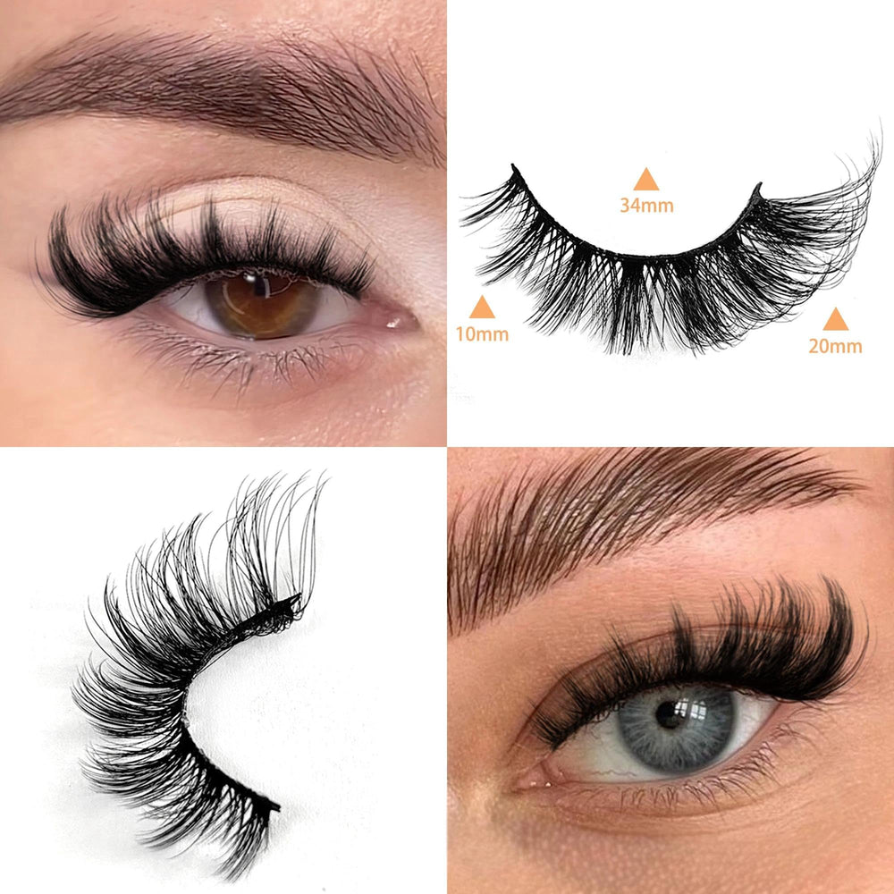 Pestañas Ninglash con efecto gato natural para diario y momentos especiales.