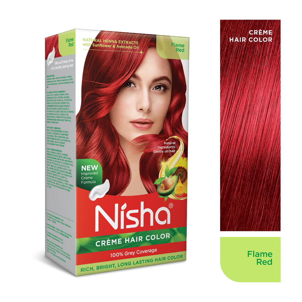 Nisha colorante para cabello, tubo de 60 g para aplicación rápida