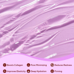 Nityrliv Bio-Collagen Real Deep Mask applied on the face for hydration.