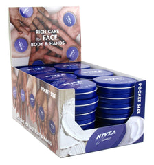 Crema NIVEA en lata de 1 oz, hidratación diaria