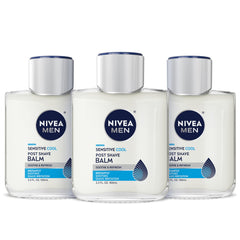 NIVEA MEN Sensitive Cool: bálsamo tras el afeitado en botella, sensación refrescante.
