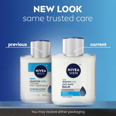 NIVEA MEN Sensitive Cool: etiqueta de ingredientes y uso adecuado.