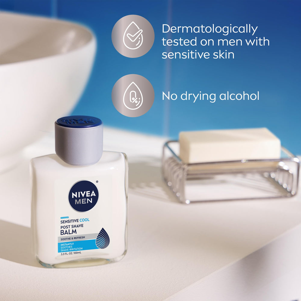 NIVEA MEN Sensitive Cool: ayuda a reducir irritación post‑afeitado.