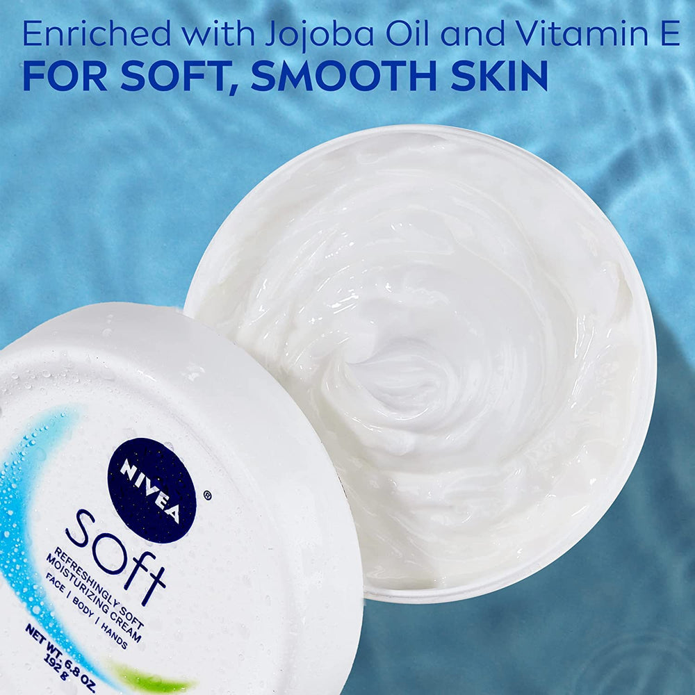 Nivea Soft crema probada dermatológicamente para uso seguro