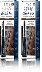 No Gray Quick Fix muestra el tubo y aplicador para un retoque rápido de raíces.