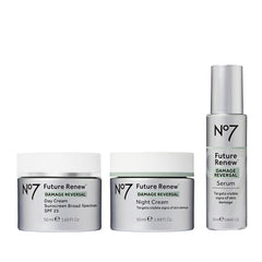 No7 Future Renew serum, frasco con absorción rápida para piel radiante