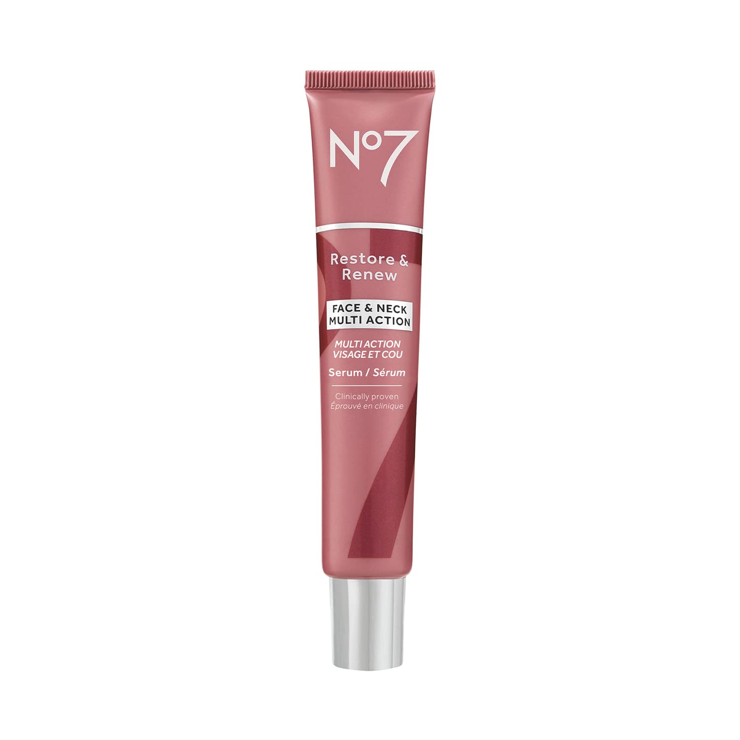 Serum No7 para rostro y cuello, hidratación suave y tersa.