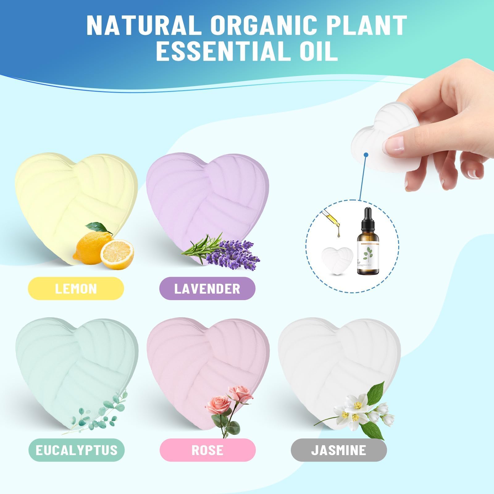 Noberwan bomba de ducha aroma rosa para un momento spa