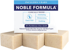 Noble Formula: barra jabón zinc-Emu para piel sensible y propensa a irritaciones