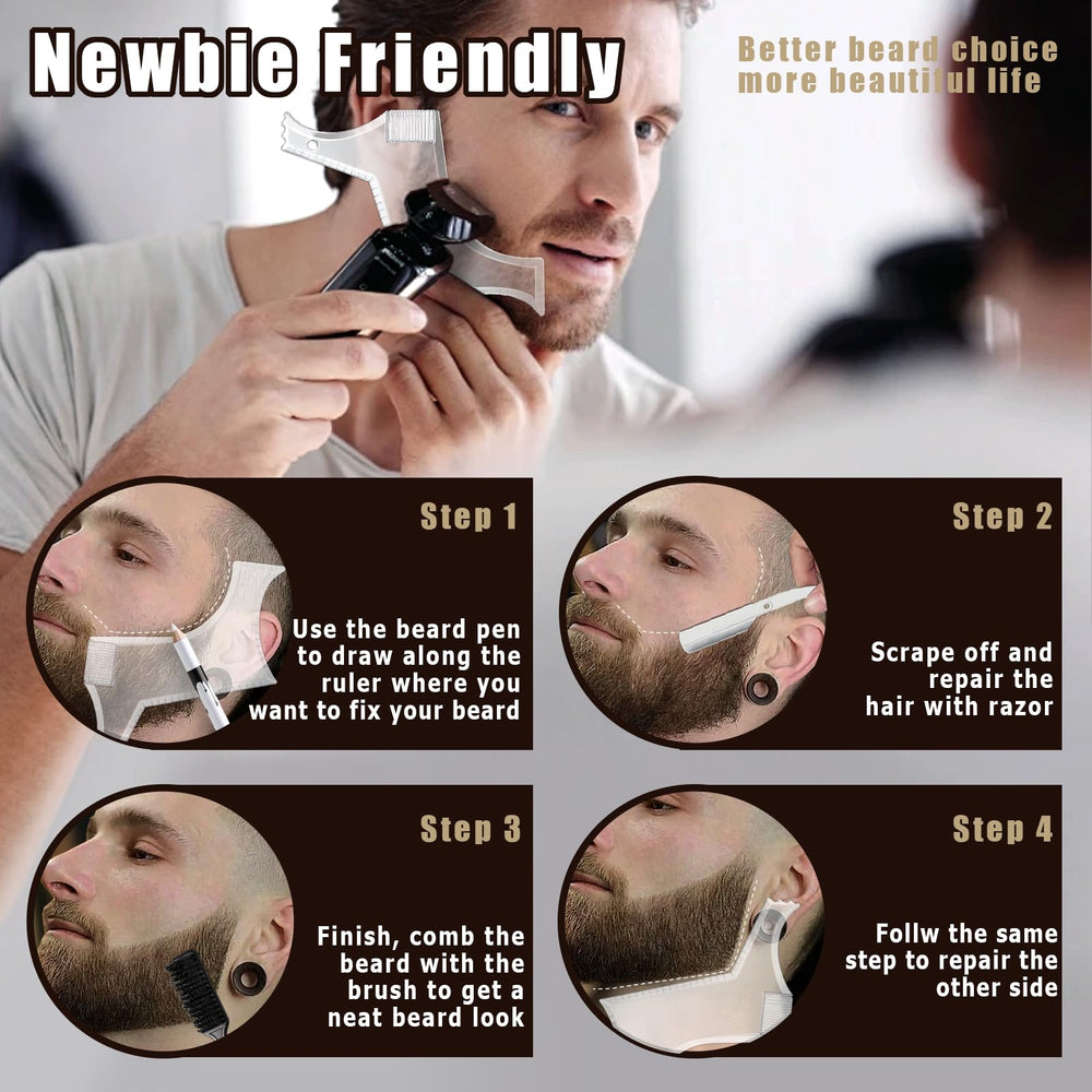 Noerrors lapiz barbero blanco kit incluye afilador para puntas afiladas.