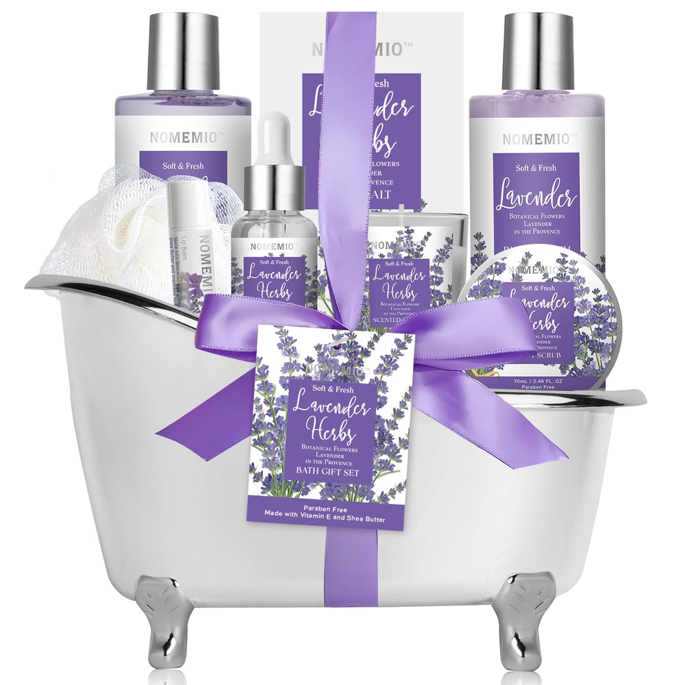 Nomemio gel ducha lavanda: limpieza suave y fragancia relajante.