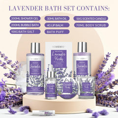 Nomemio baño burbujas lavanda: espuma rica para un baño envolvente.