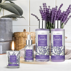 Nomemio exfoliante corporal lavanda: renovación suave de la piel.