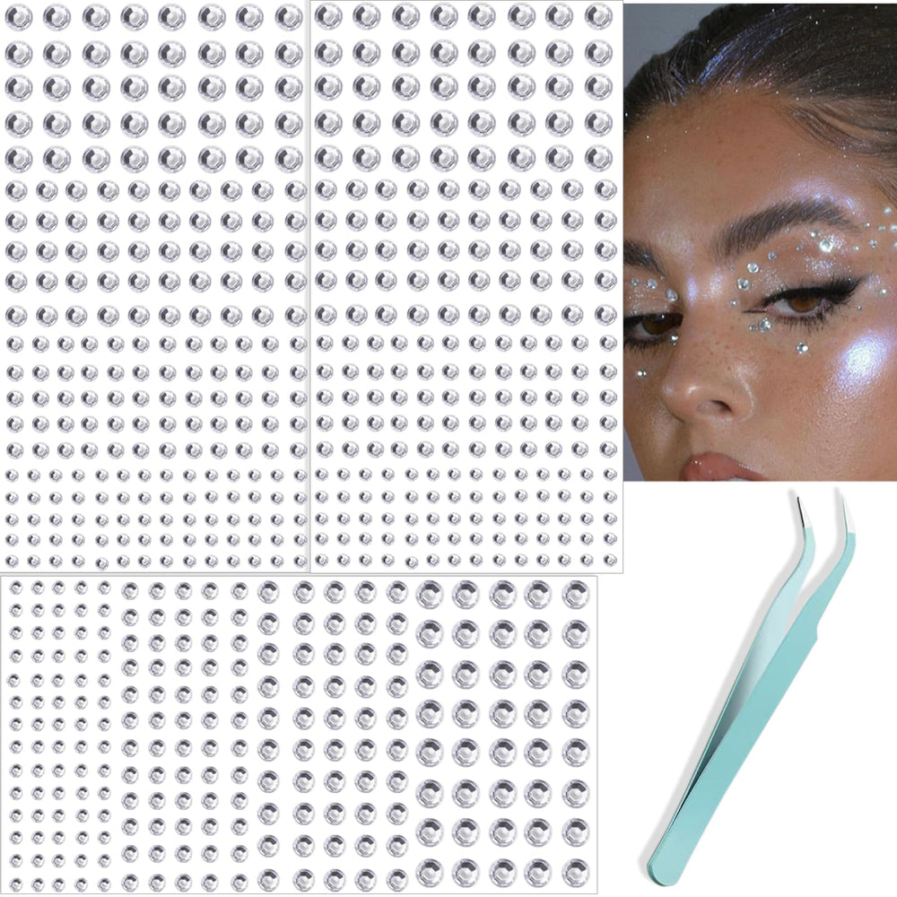 Gemas nooepc para rostro: conjunto de 660 piezas para maquillaje facial creativo.