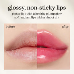 NOONI Applecherry Lip Oil tono translúcido que ilumina labios