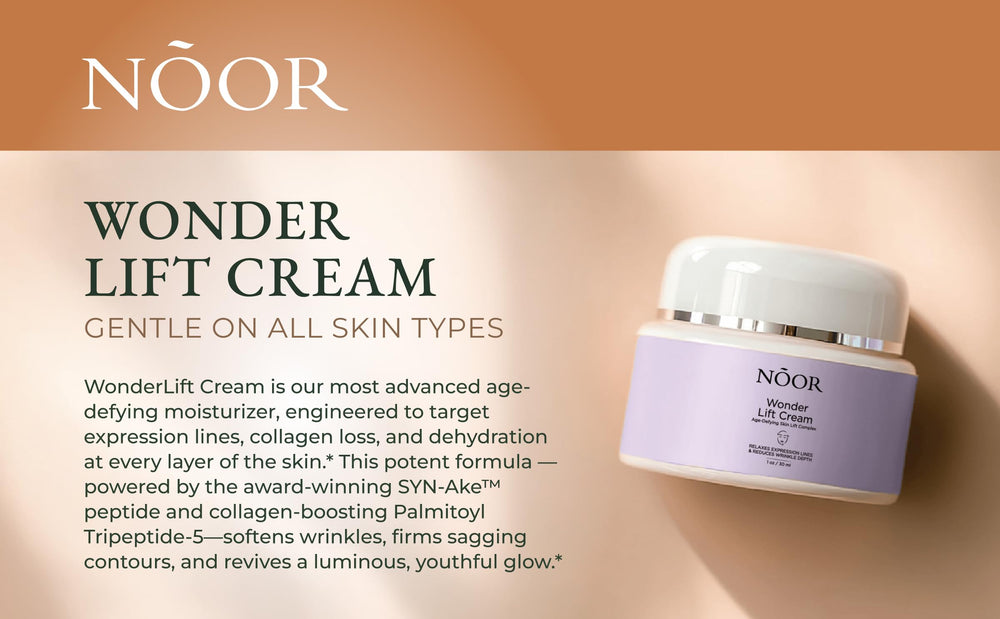 Noor Hair WonderLift aplicación mañana y noche para resultados consistentes.