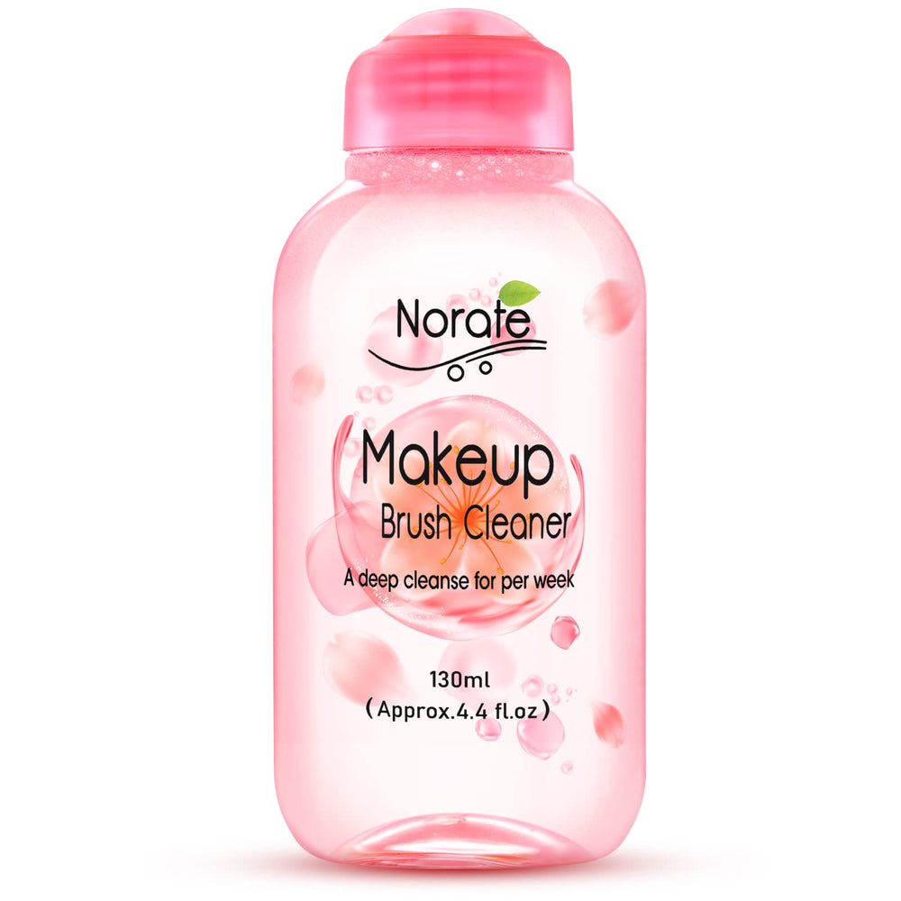 Norate limpiador para brochas de maquillaje, limpia profundamente y mantiene fibras suaves.