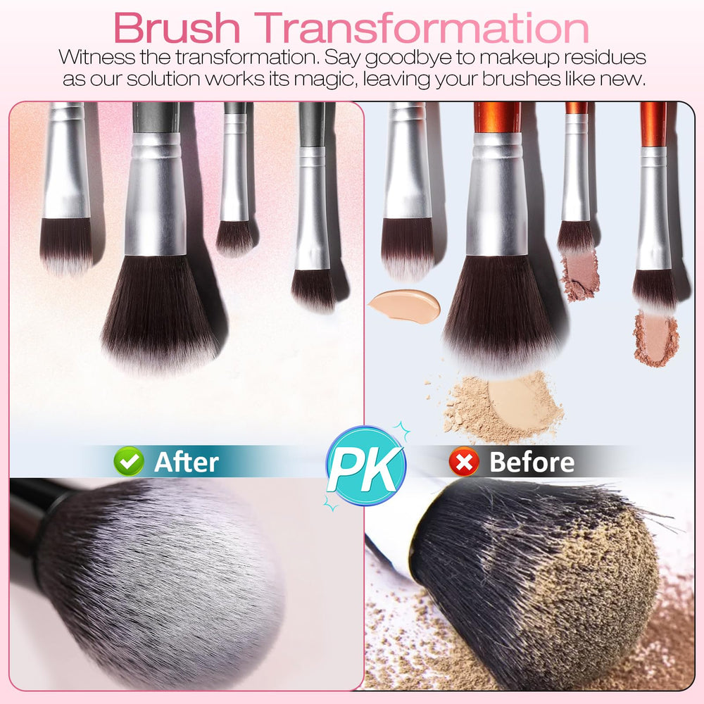 Norate pinceles en uso, higiene mejorada para maquillaje diario.