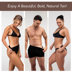 Bronceado profesional Norvell con tono uniforme y natural.