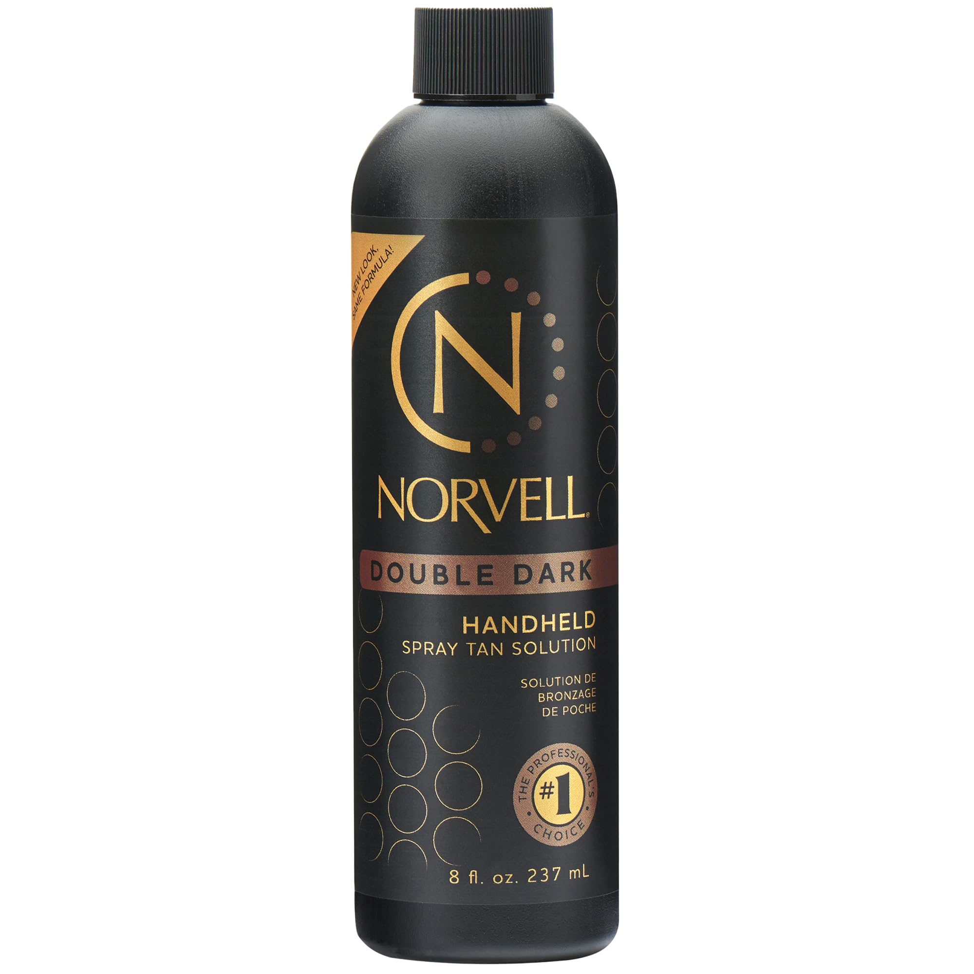 Norvell Premium Spray Tan, frasco de 8 oz para uso profesional, bronceado profundo.