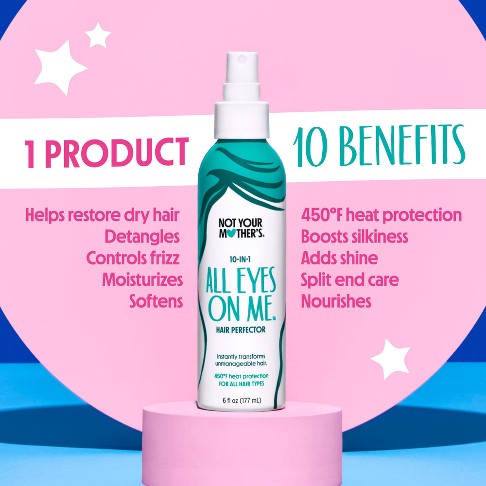 Not Your Mother's All Eyes On Me: rociado-cabello-humedo facilita desenredar y peinar con suavidad.