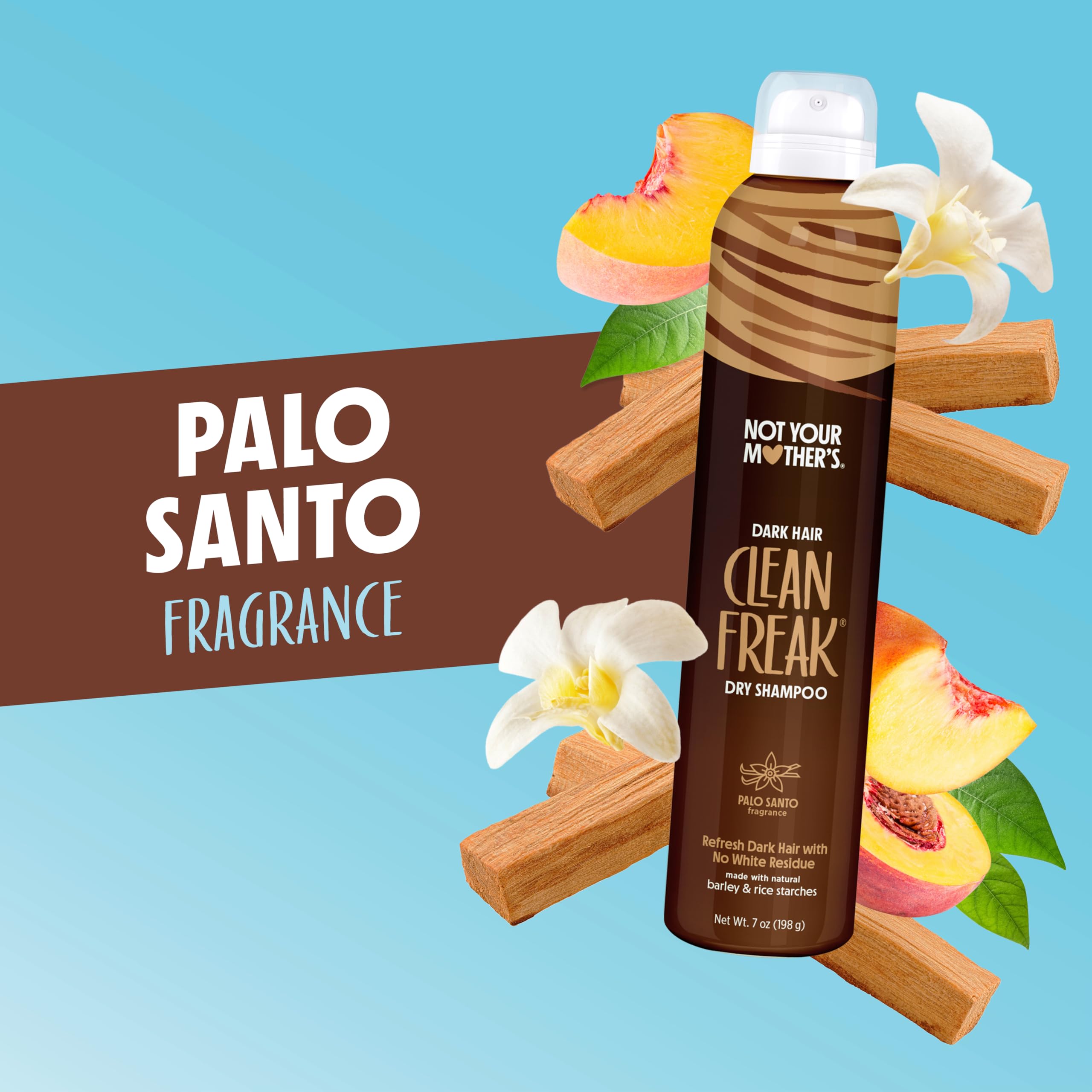 Not Your Mother's Clean Freak Dry Shampoo, sin-agua, aplicación limpia sin enjuague.
