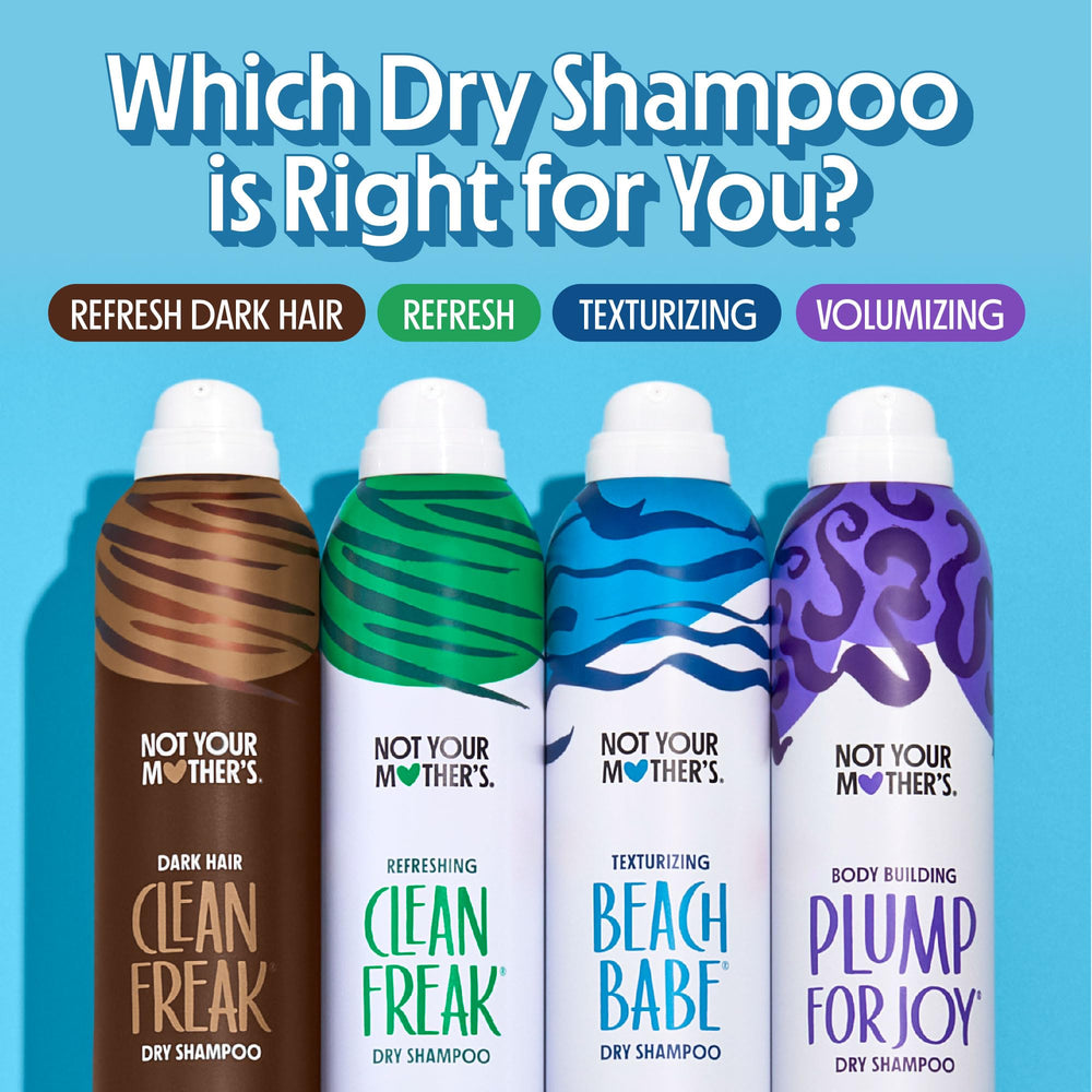 Not Your Mother's Clean Freak Dry Shampoo, uso-diario, práctico para rutina rápida.