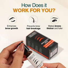Nourish Mantra: redensyl actúa en el crecimiento de cejas densas.