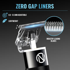 NOVAH Grooming cortapelos con pantalla LED para control de batería.