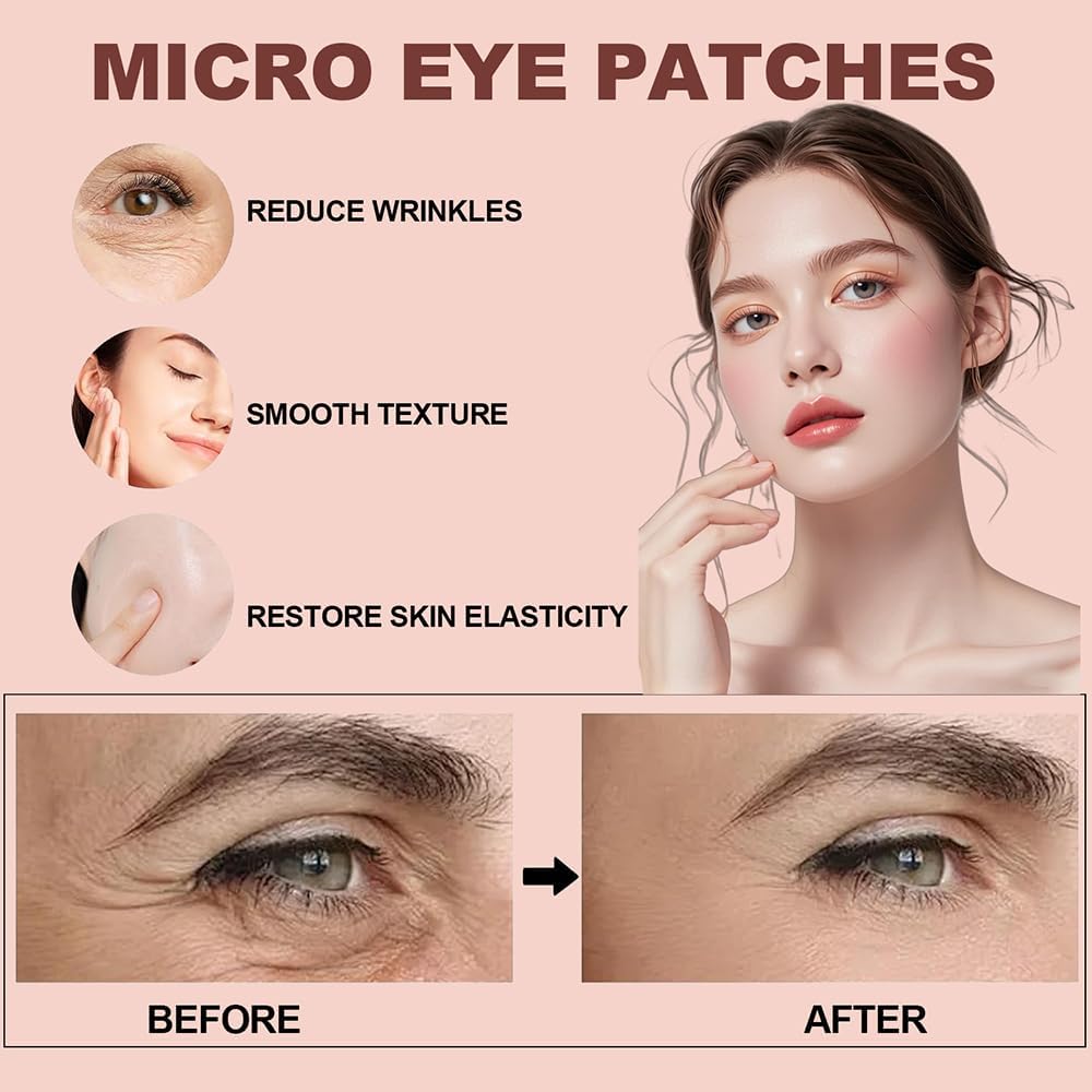 NOVALIFT Micro Eye Patches applying over the eye area for targeted care