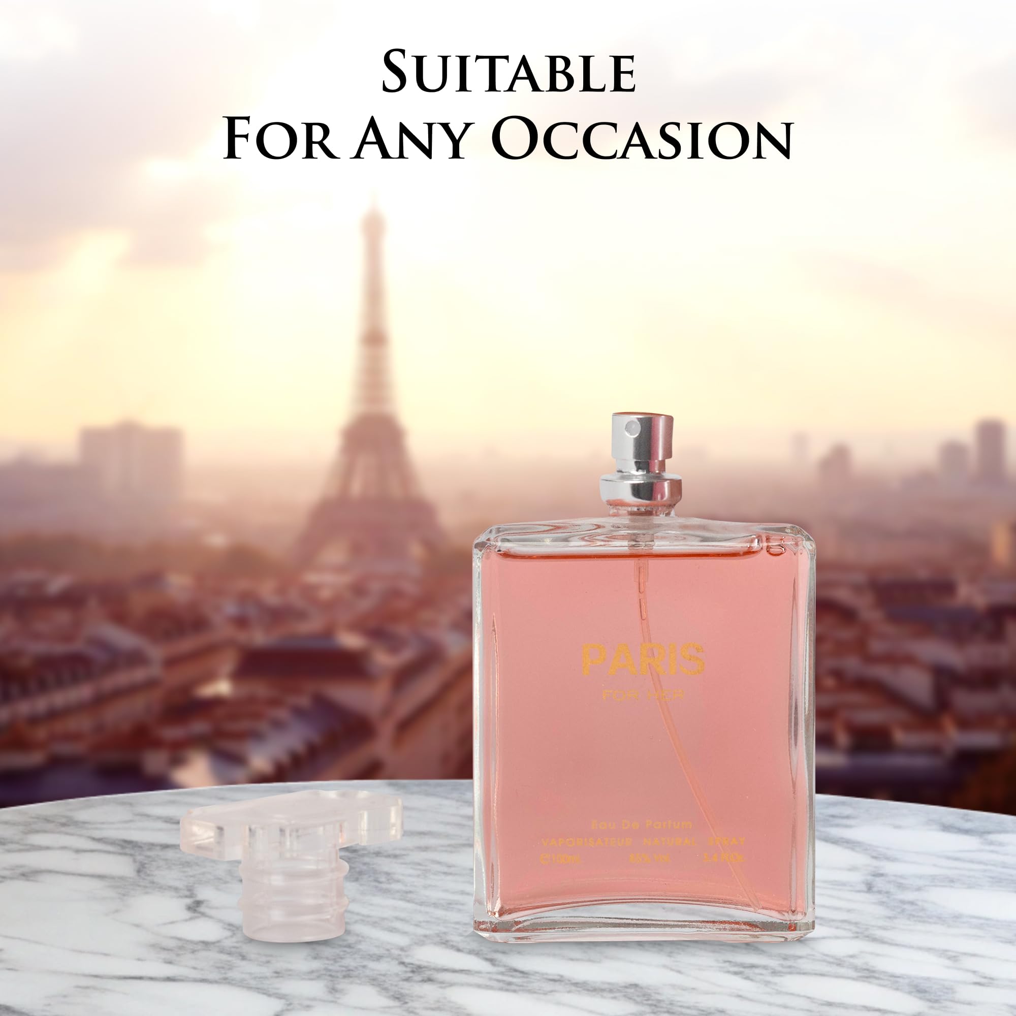 Notas y composición de NovoGlow Paris para Mujer edp destacadas.