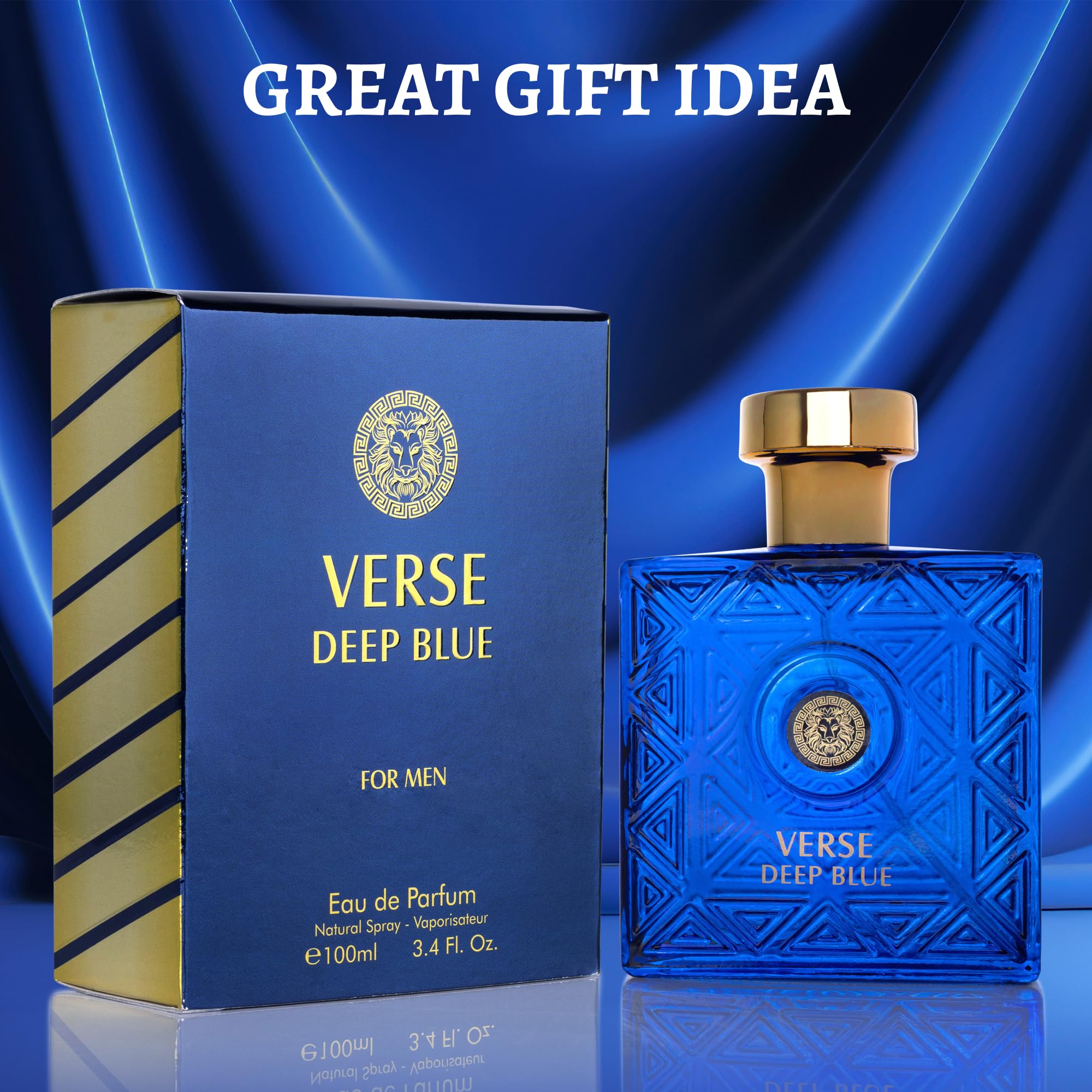 Presentación de regalo NovoGlow Verse Deep Blue, opción versátil para cumpleaños o aniversarios.