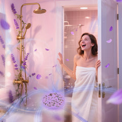 NSRZUA bomba de ducha jazmín para elevar el ánimo con aroma suave