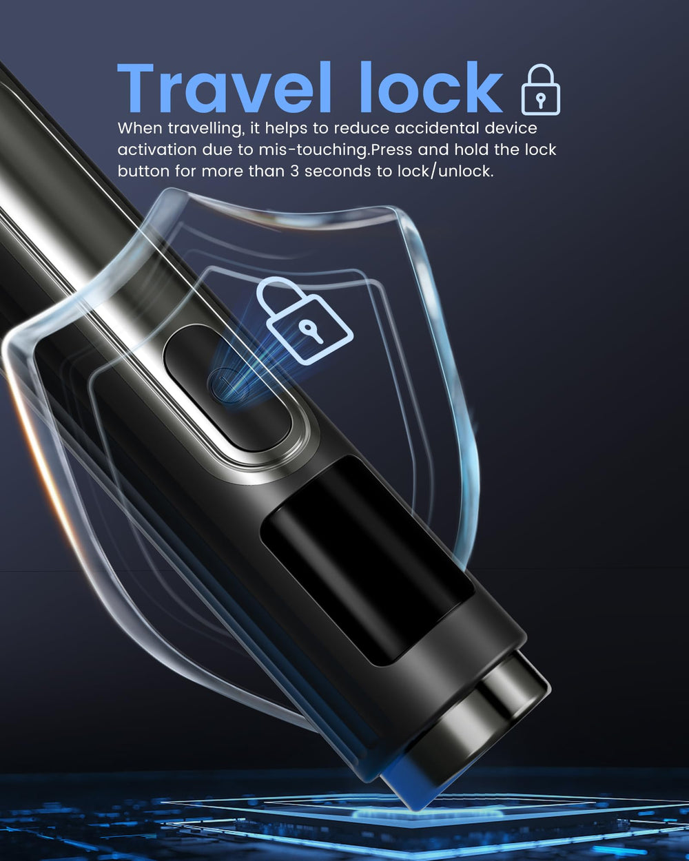 NUBACK diseño inalámbrico para sesiones rápidas sin cables alrededor del cuerpo.