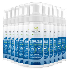 Nurture Valley limpieza sin enjuague en botella para uso rápido al aire libre
