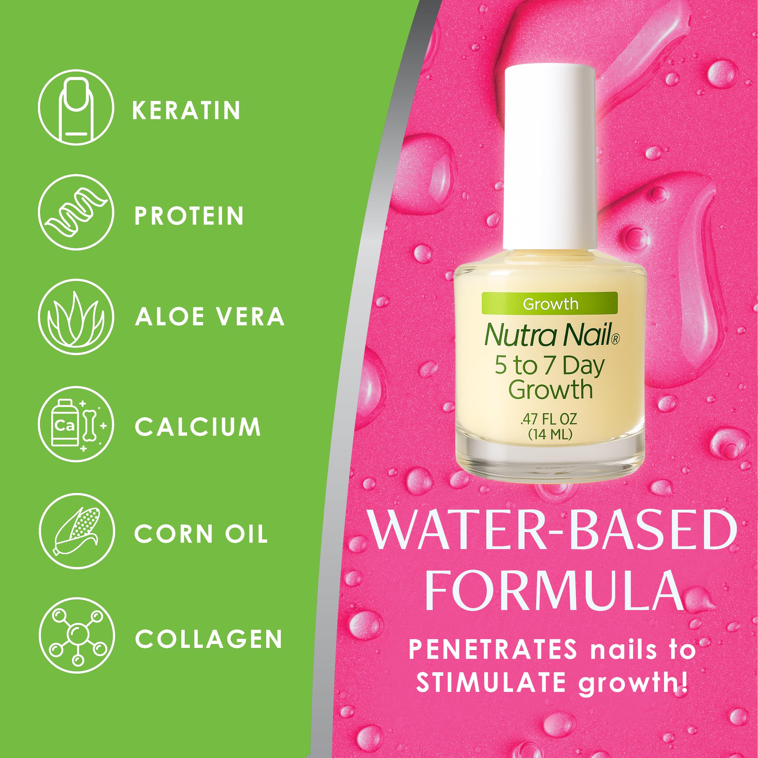 Nutra Nail hidrata y repara uñas dañadas.