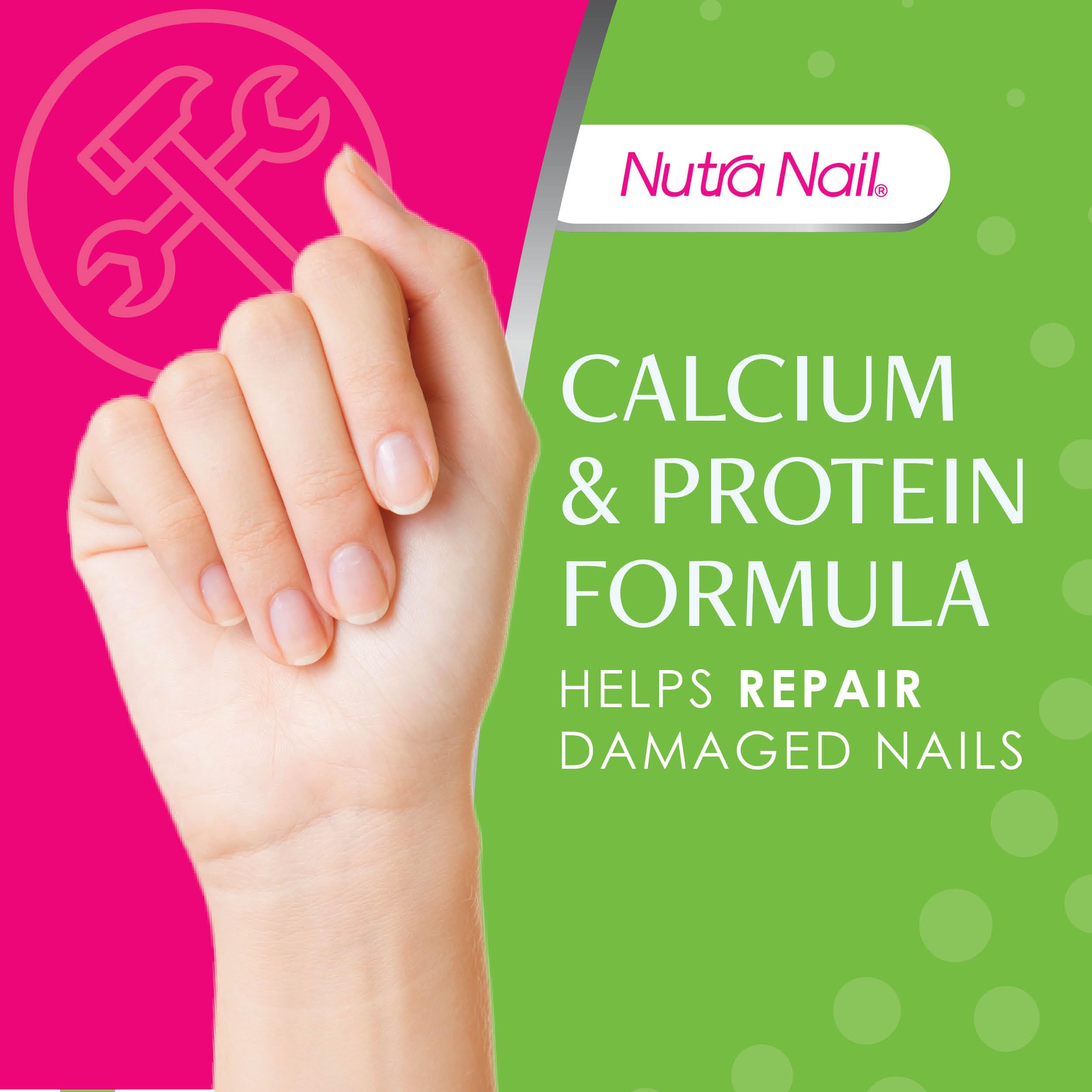 Nutra Nail con keratina y colágeno para mayor fortaleza.