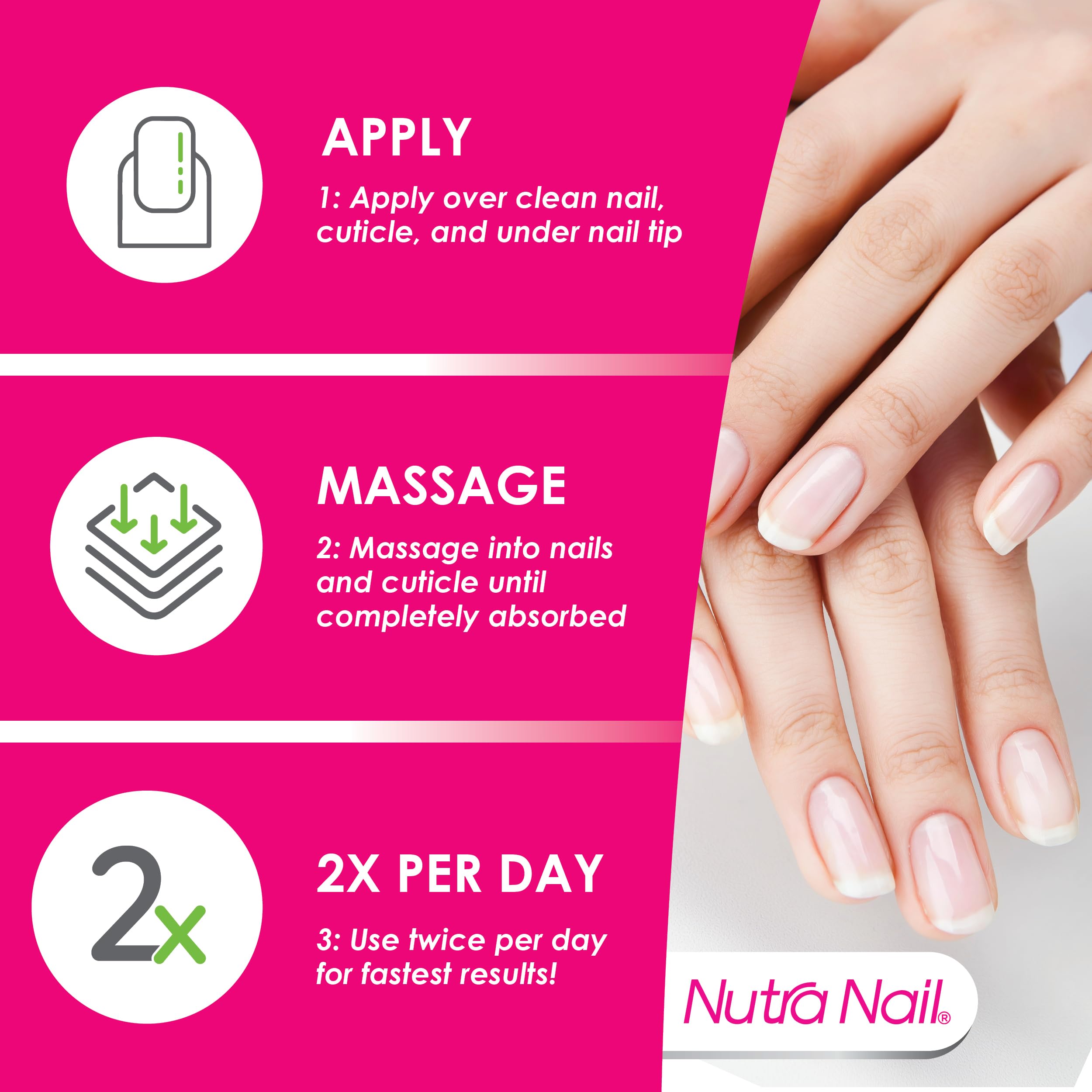 Unas con nutrición intensa gracias a la fórmula Nutra Nail.