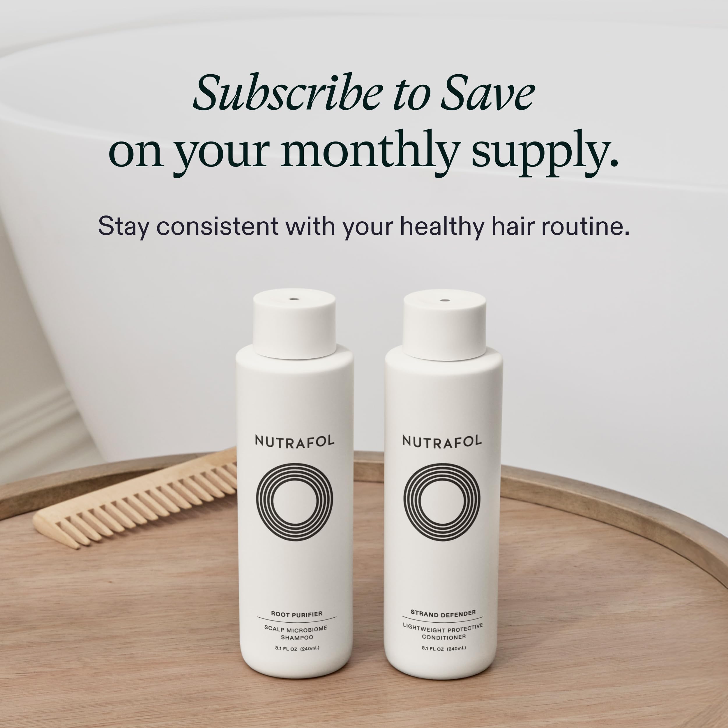 Nutrafol Shampoo: limpieza suave que controla el exceso de grasa