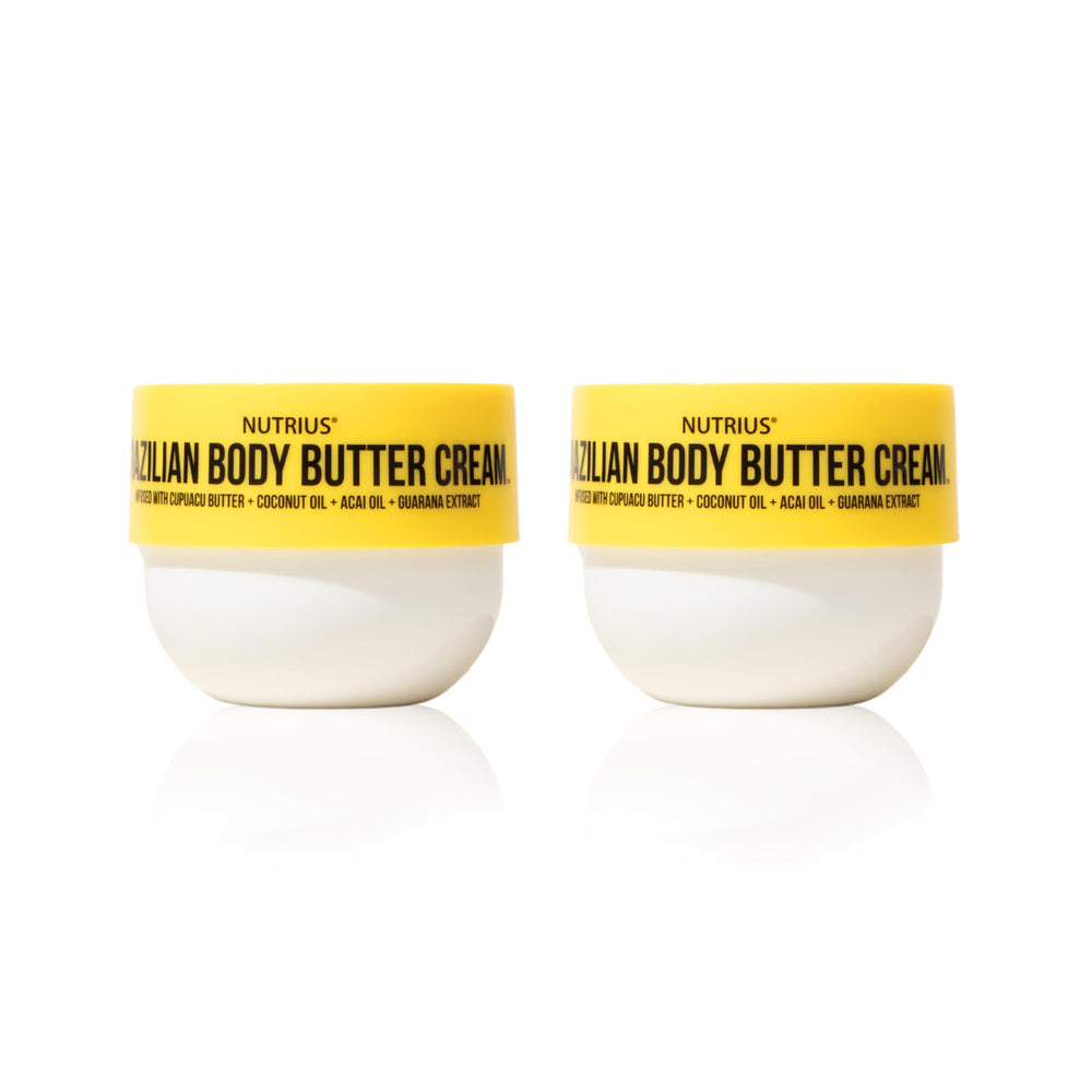 Nutrius crema corporal pack doble, conveniencia para piel suave y nutrida.