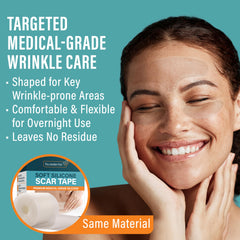 NUVADERMIS parches silicona ojos; reduce arrugas alrededor de los ojos