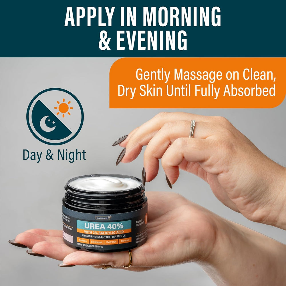NUVADERMIS salicylic acid exfoliation supports gentle skin smoothing.