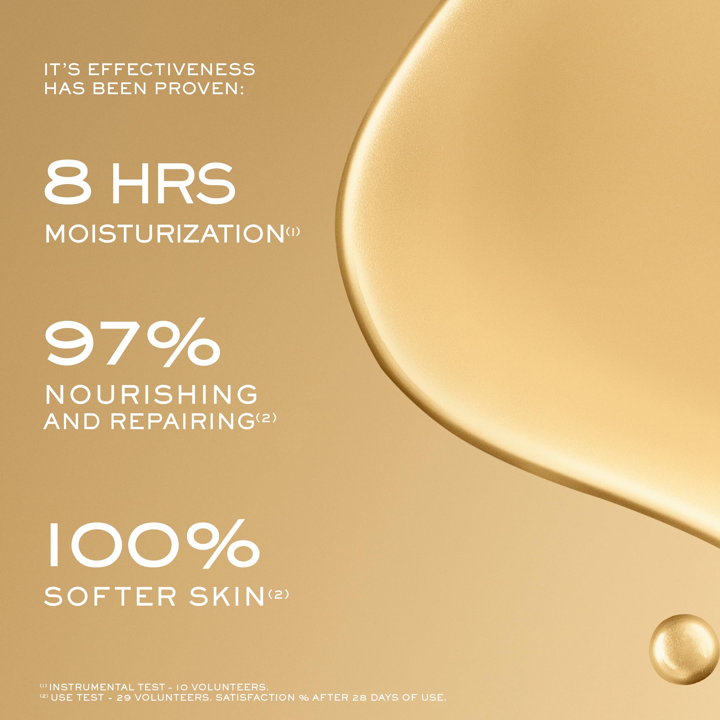 Nuxe Huile Prodigieuse Riche : application corps, peau douce et satinée.