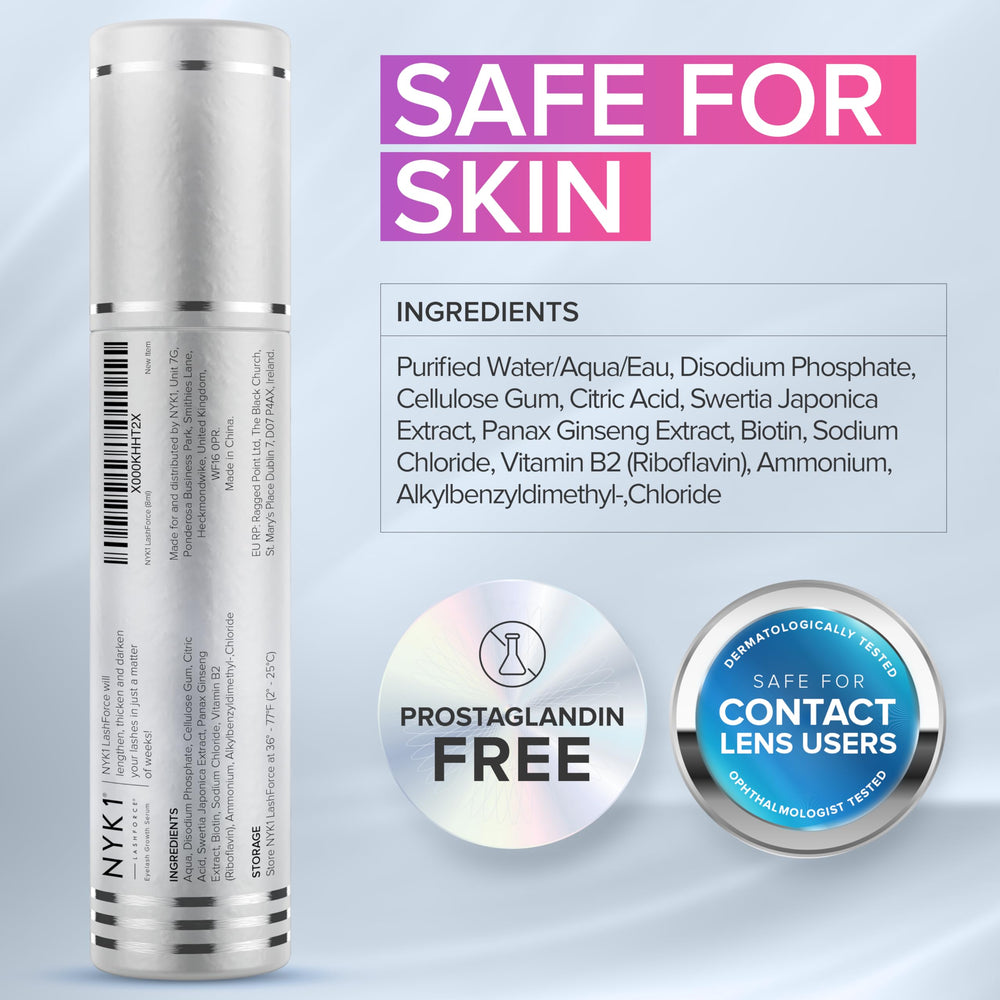 Cejas más densas y naturales con NYK1 LashForce.