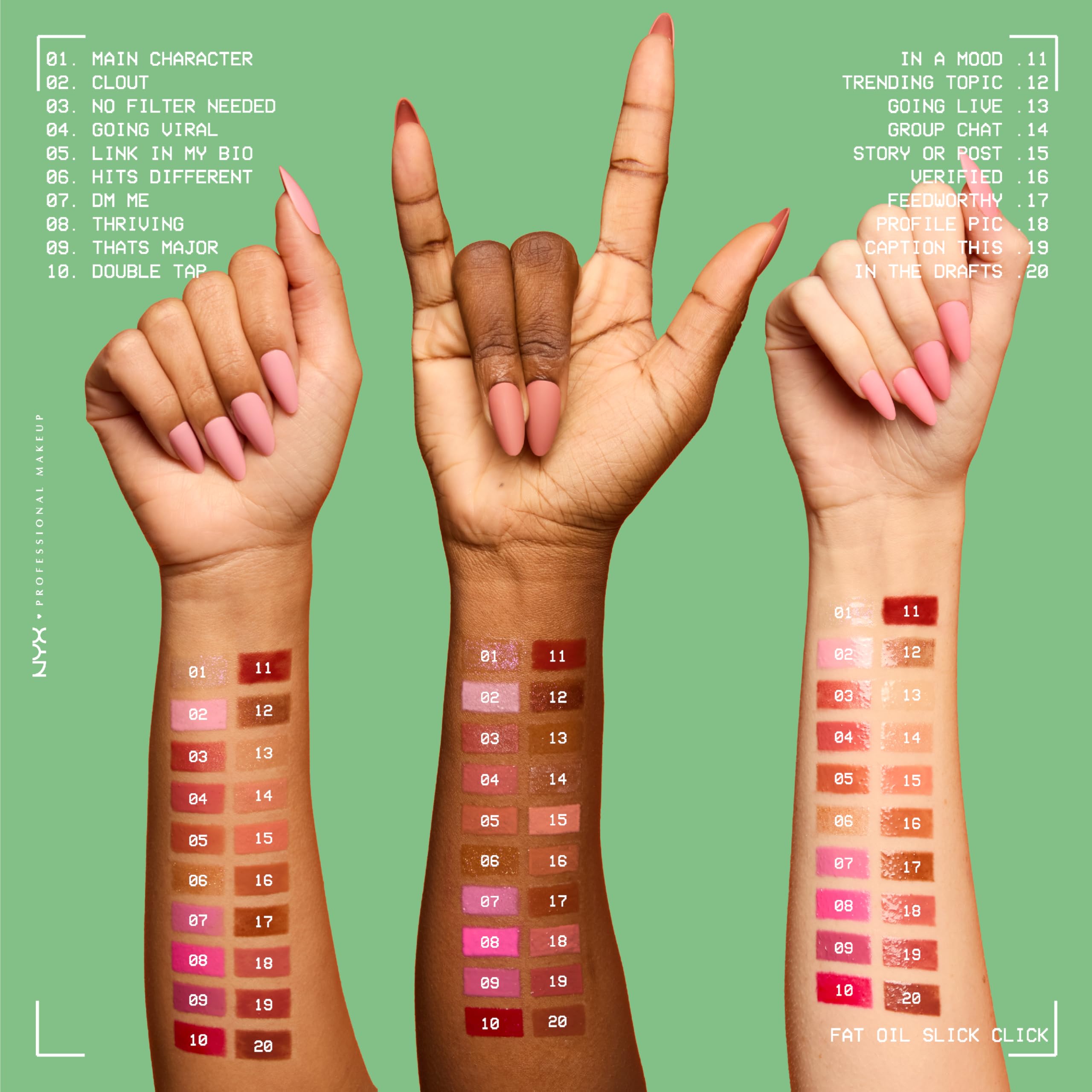 NYX bálsamo labial con aceites de aguacate y frambuesa.