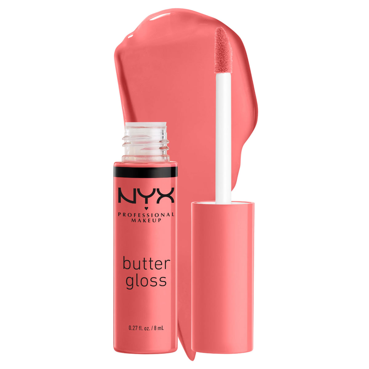 NYX Butter Gloss Creme Brulee, textura aterciopelada para labios suaves y brillo natural