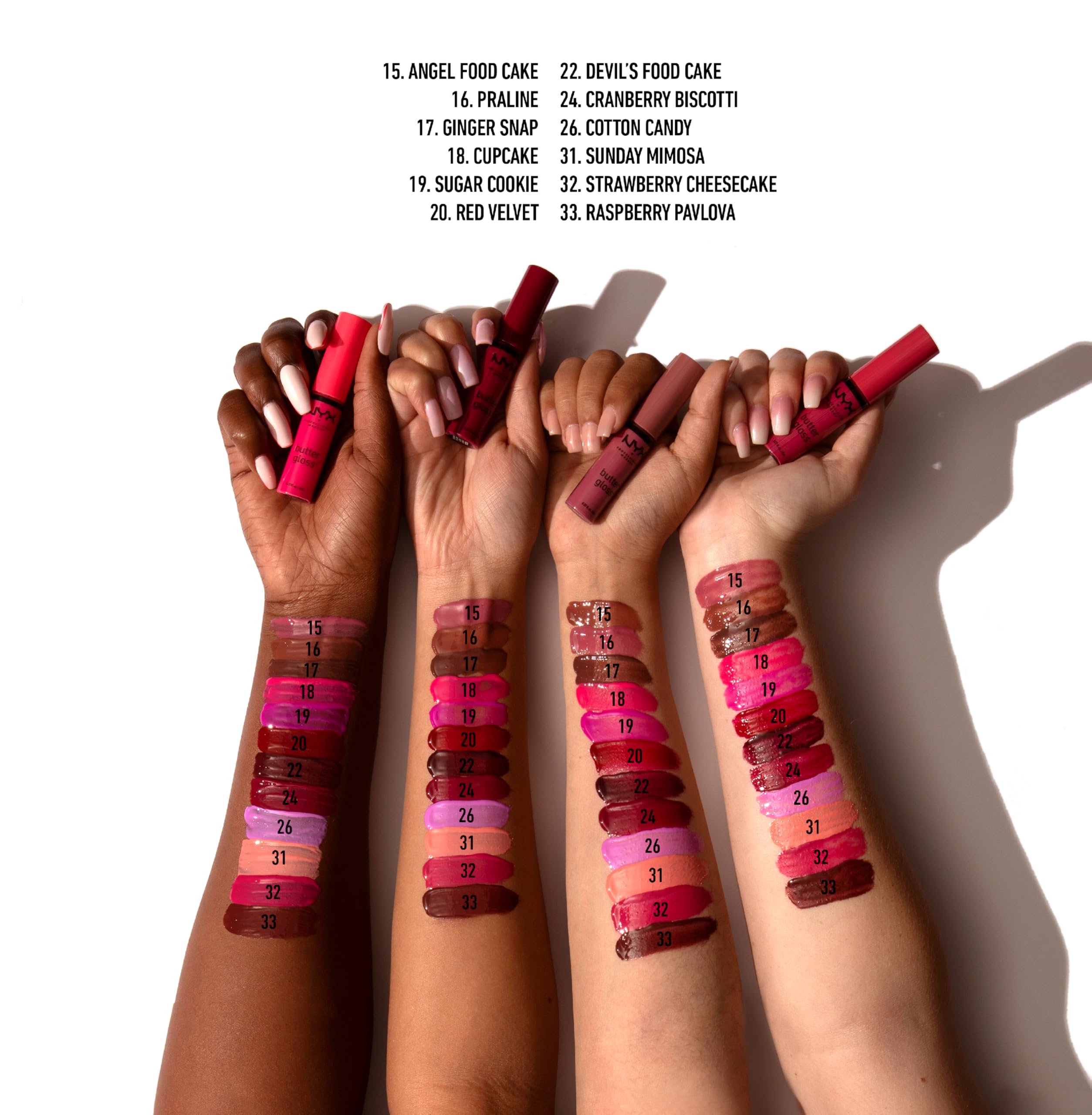 NYX Butter Gloss Creme Brulee, fórmula libre de crueldad de NYX