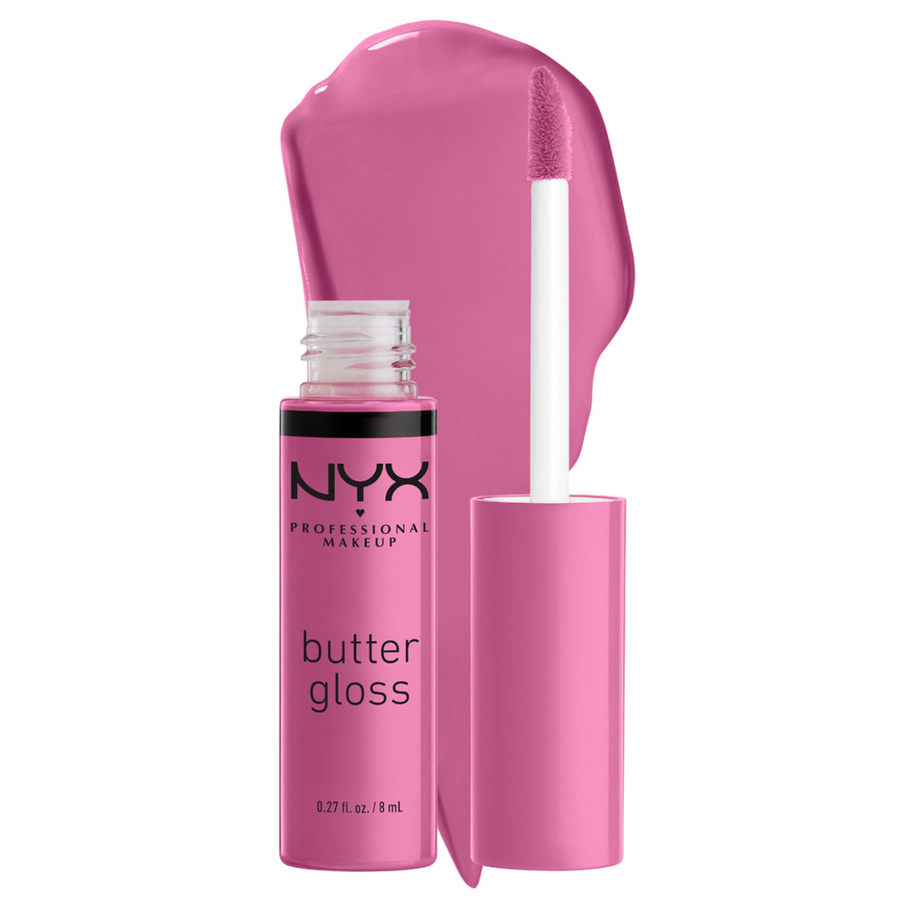 Butter Gloss Merengue de NYX brinda brillo sedoso para labios sin pegaridad